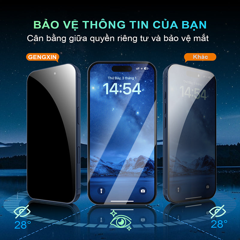 GENGXIN® Sự riêng tư Màn hình cường lực -10 piezas