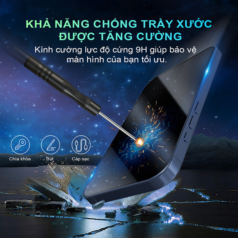 GENGXIN® Sự riêng tư Màn hình cường lực -10 piezas